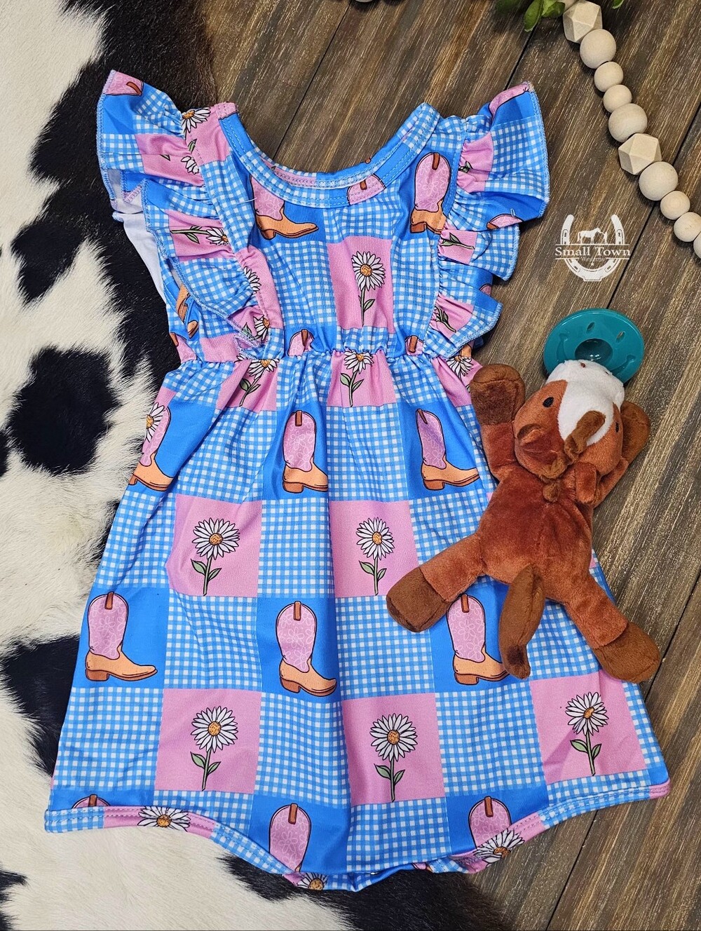 Rowdy Romper - Checkered